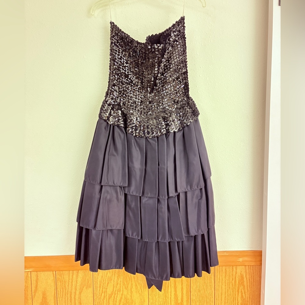 Alfred Angelo Black Sequin Embellished Design